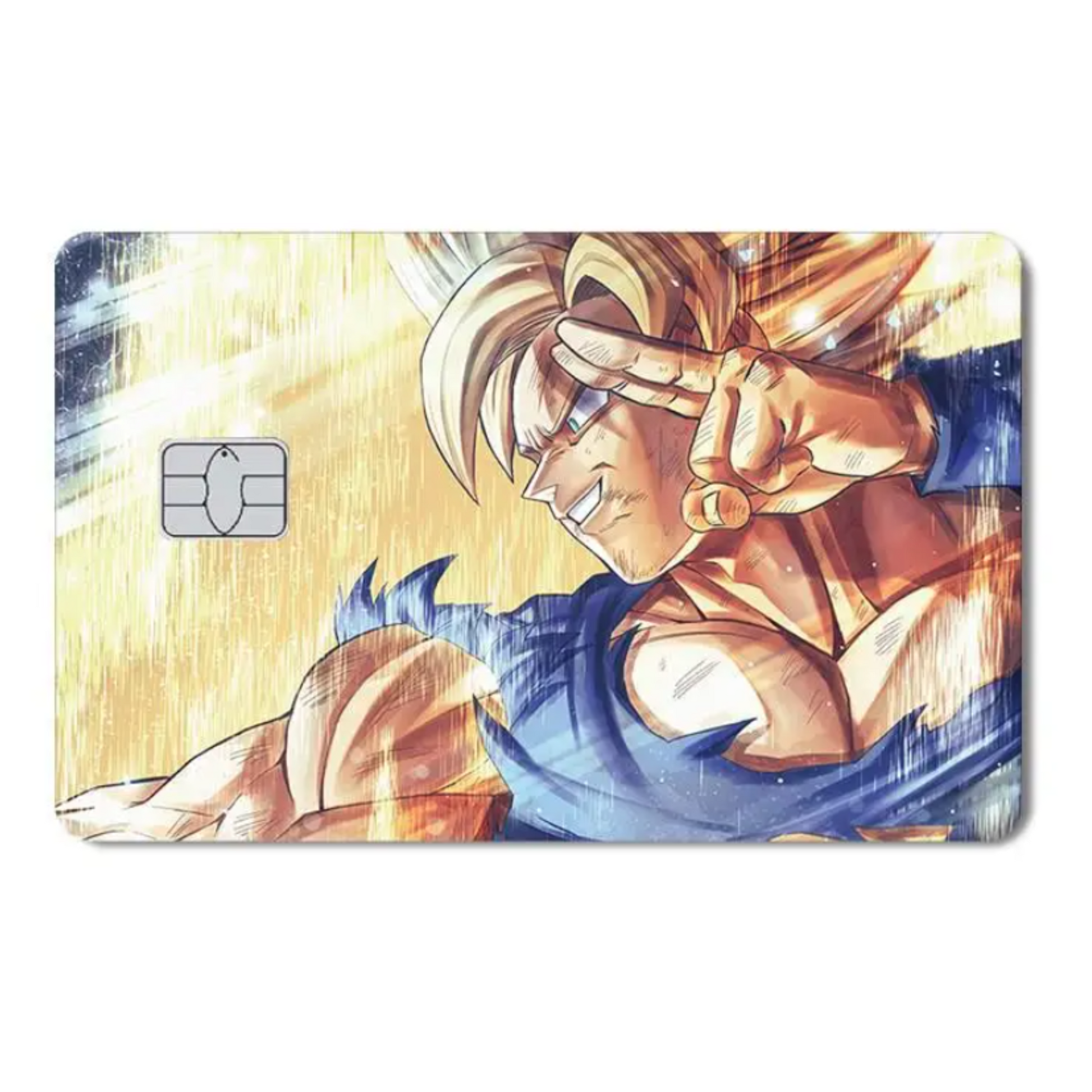 Sticker Carte Bancaire Dragon Ball Goku Téléportation