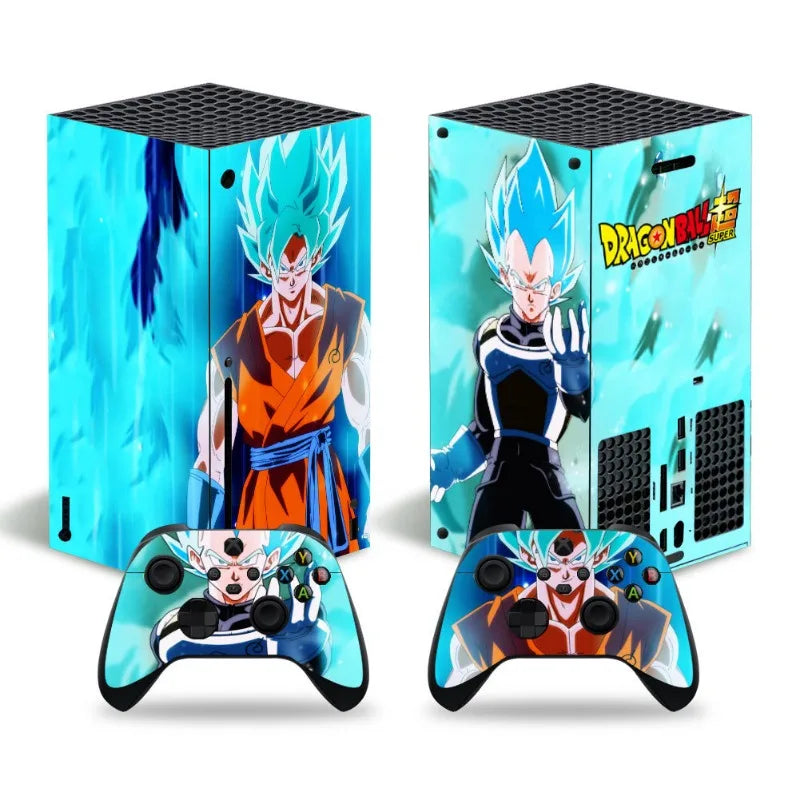 Sticker Xbox Serie X Dragon Ball Vegeta & Goku