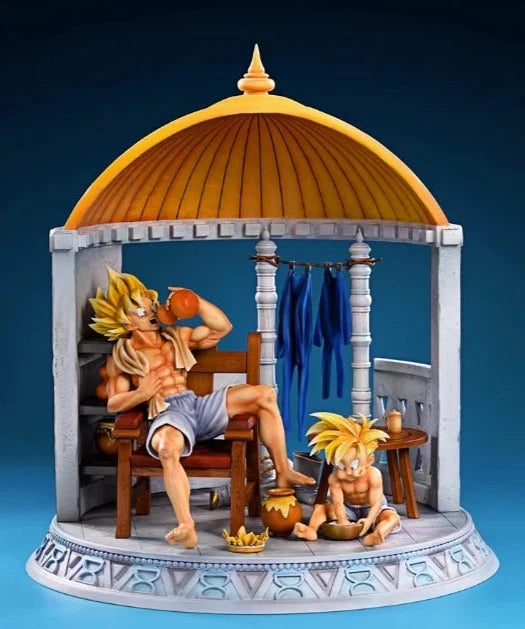 Figurine Collector Goku & Gohan Salle du Temps