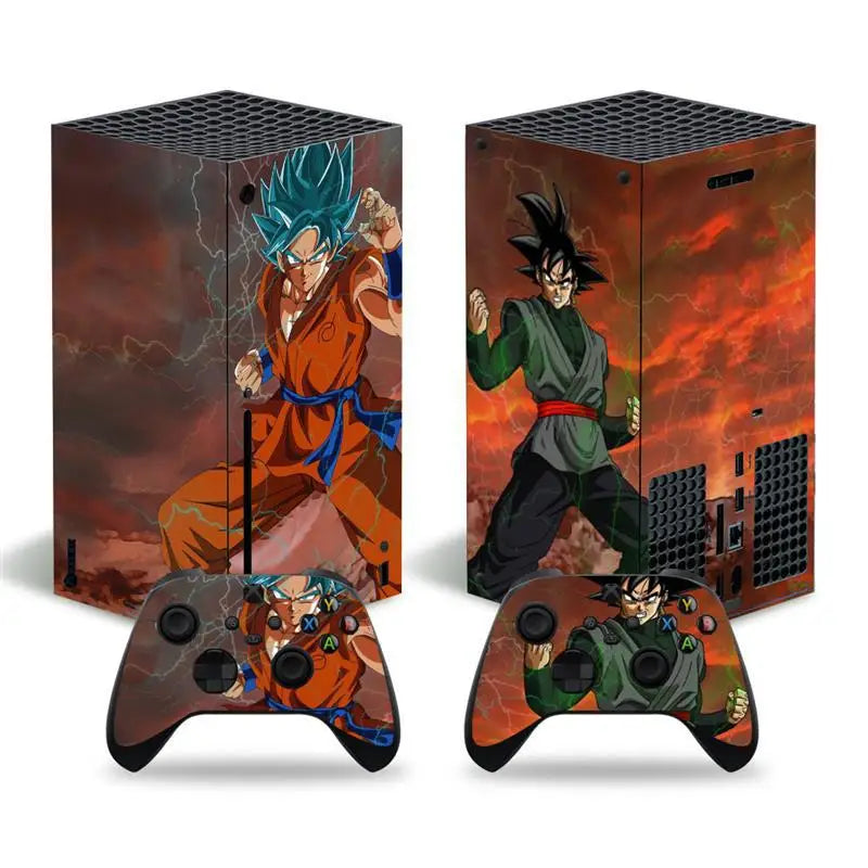 Sticker Xbox Serie X Dragon Ball Black Goku