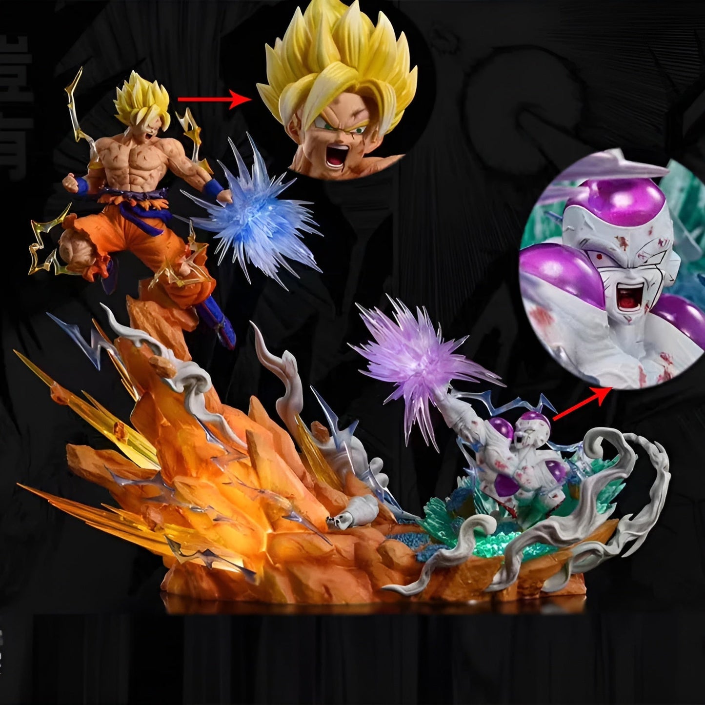 Figurine Dragon Ball Rage Goku Freezer