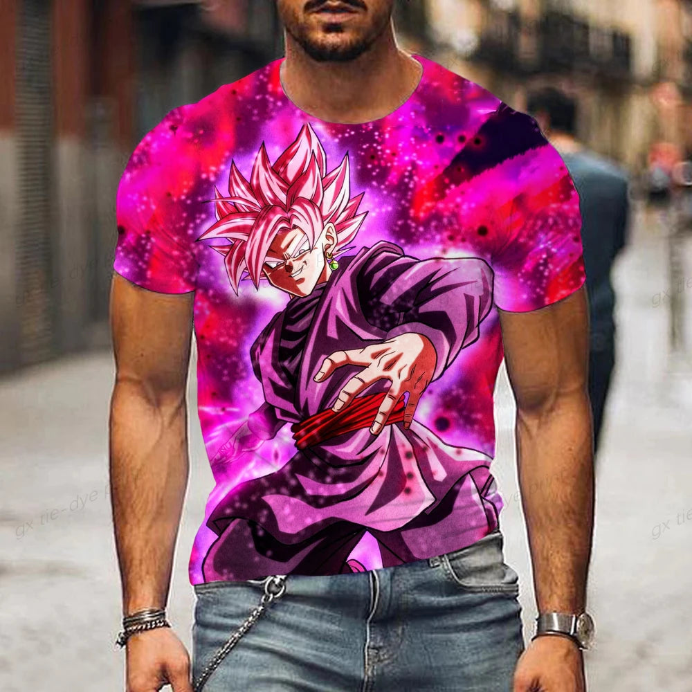 T-Shirt Dragon Ball Goku Rosé Domination