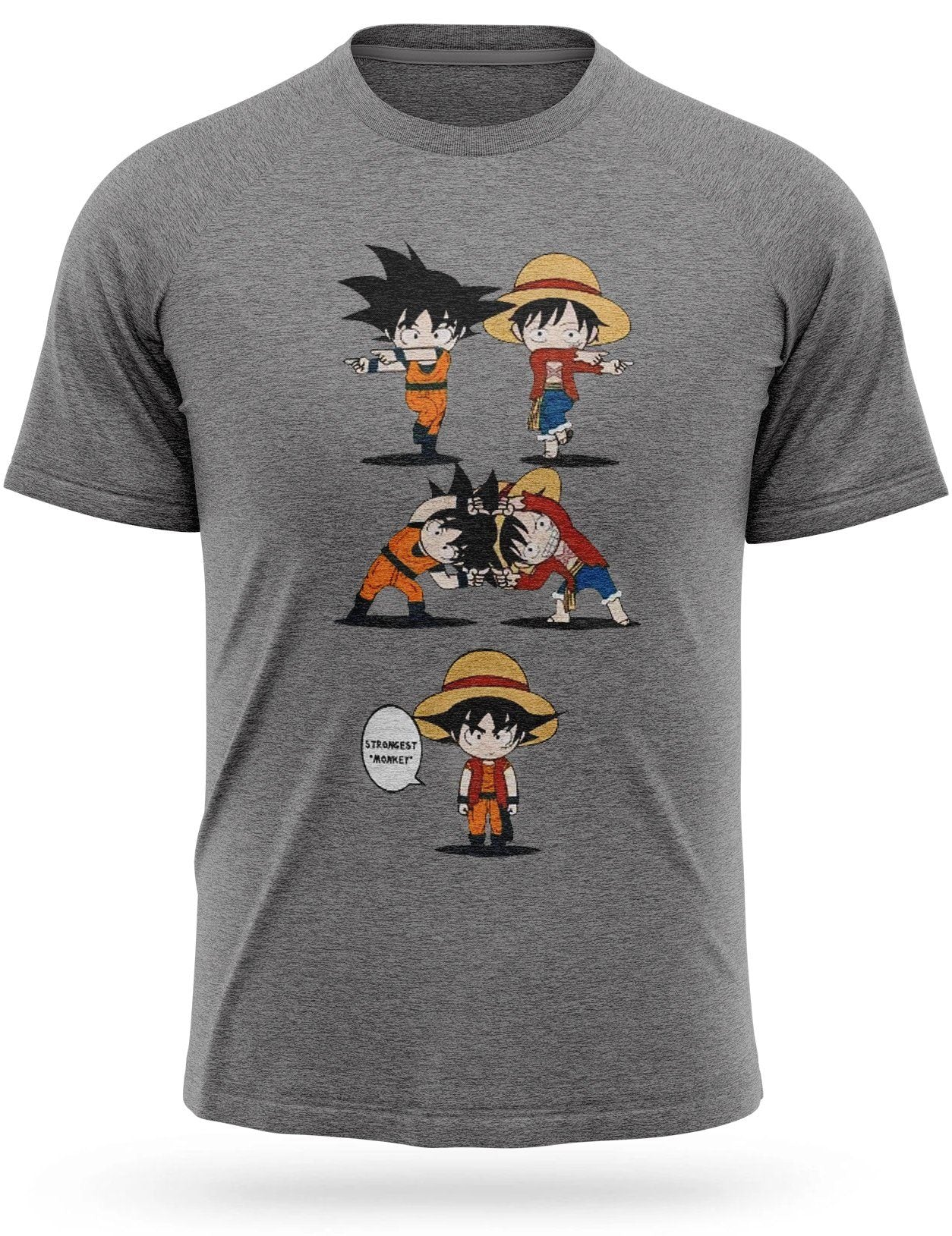 T-Shirt DBZ One Piece Fusion Goku Luffy