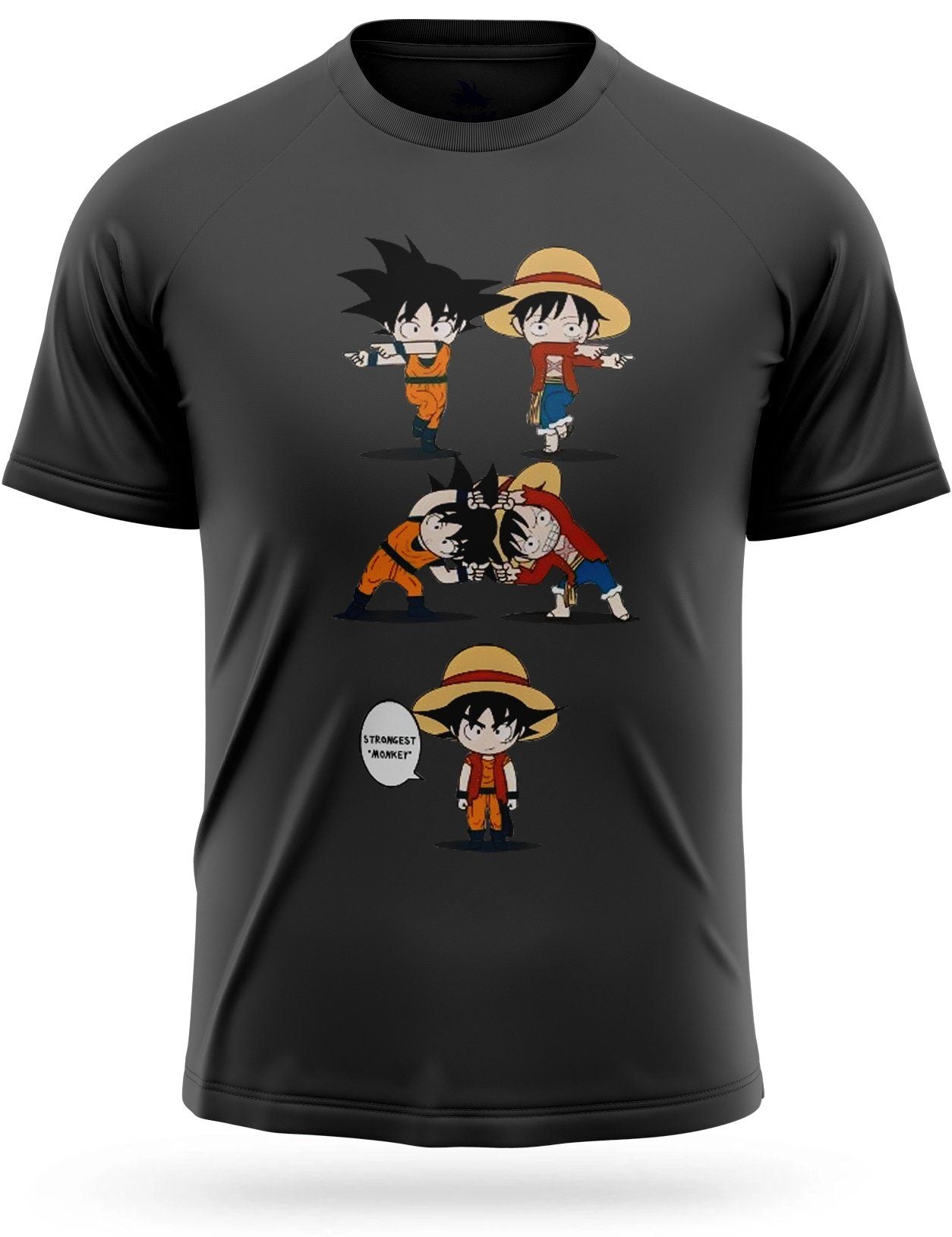 T-Shirt Dragon Ball Z Fusion Goku Luffy